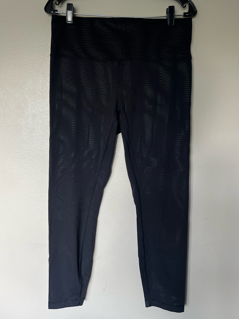 Lululemon Wunder Train HR Tight 25” *Foil Size 12 Shapeshifter Foil Black 54807
